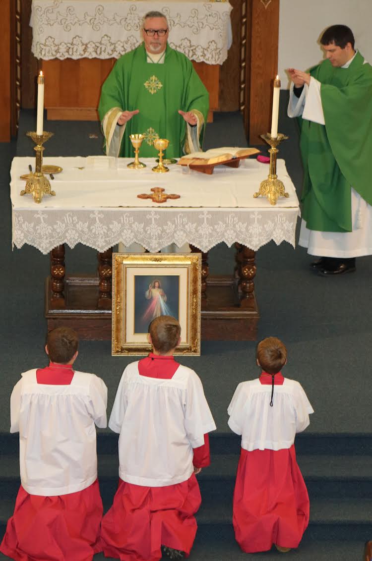 Bishop Christopher Coyne visits St. Paul's Catholic School and celebrates Holy Mass for students and faculty.
