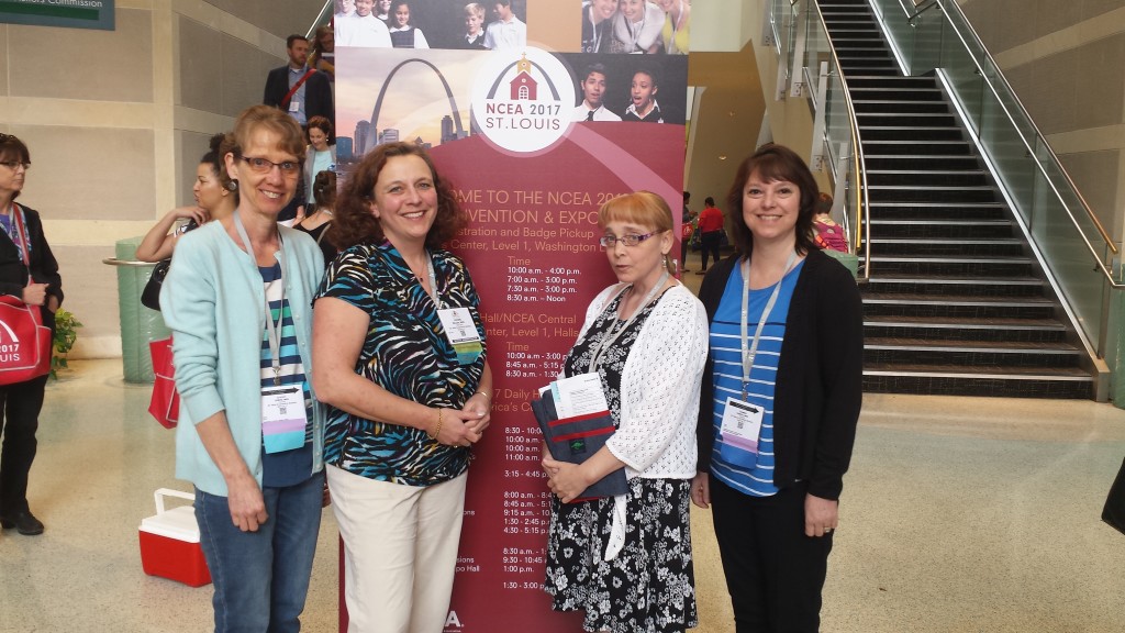 Mrs. Lemiere, Principal Beloin, Miss Wilson and Mrs. Tarbox attended the NCEA convention in St. Louis on April 17-20.
